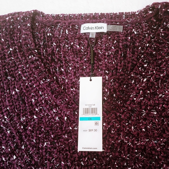 New✨Purple Calvin Klein Sweater - Picture 2 of 9